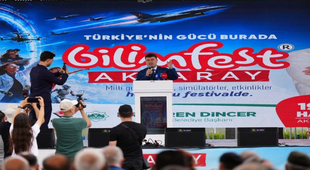 Aksaray 4. Bilim Festivali'nin Açılışı Yoğun Katılımla Gerçekleştirildi