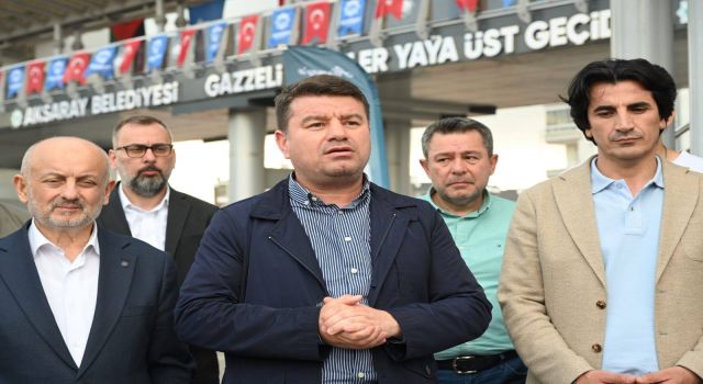 Gazzeli Şehitler Yaya Üst Geçidi Hizmete Açıldı