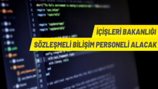 İçişleri Bakanlığı Bilişim Personeli Alıyor