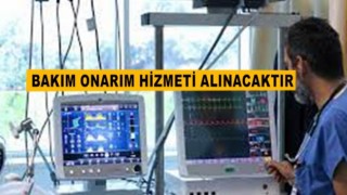 Bakım onarım hizmeti alınacak