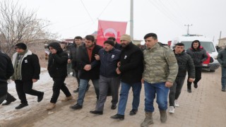 Depremde yaşamını yitiren Piyade Uzman Çavuş Mehmet Bilge son yolculuğuna uğurlandı