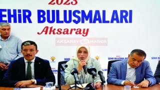 AK Parti Grup Başkanvekili Özlem Zengin, Aksaray'da Konuştu