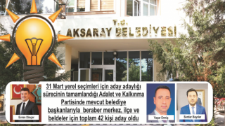 Ak Partide 42 Yeni İsim Belediye Başkanlığı İçin Aday Oldu