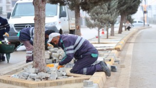 Baştan Aşağı Yenilenen Acem Bulvarı Dekoratif Taşlarla Güzelleşiyor