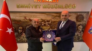 Kaymakam Korkmaz Emniyet Müdürünü Ziyaret Etti