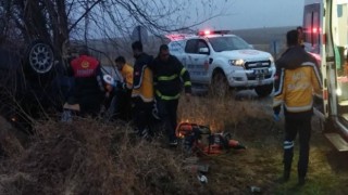 Ortaköy-Balcı Yolunda Kaza 2 Yaralı