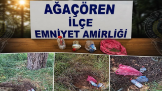 Ağaçören’de Saklanan Uyuşturucuyu Polis Buldu